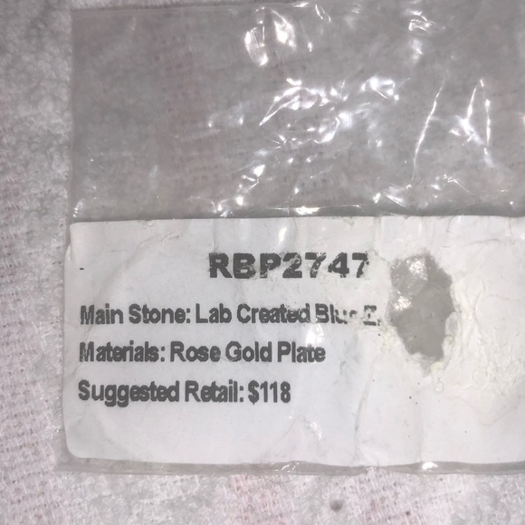 Ring Bomb Blue Topaz - Picture 3 of 3